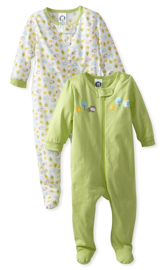 Gerber_Unisex-Baby_Newborn_2_Pack_Neutral_Sleep_N_Play_Zip_Front